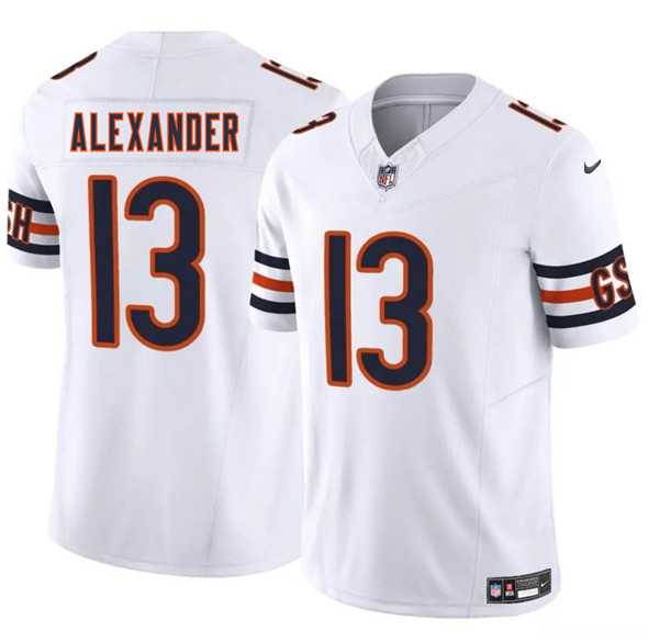 Men & Women & Youth Chicago Bears #13 Maurice Alexander White 2025 F.U.S.E. Vapor Untouchable Limited Stitched Jersey->chicago bears->NFL Jersey